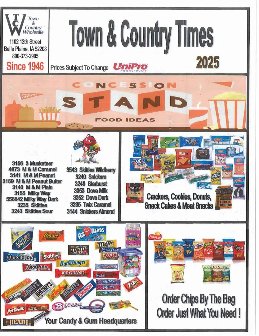 Town & Country Wholesale product brochure